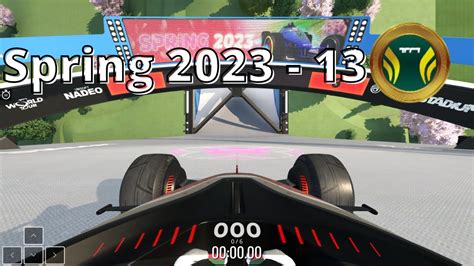 Trackmania Spring 2023 13 Author Medal YouTube