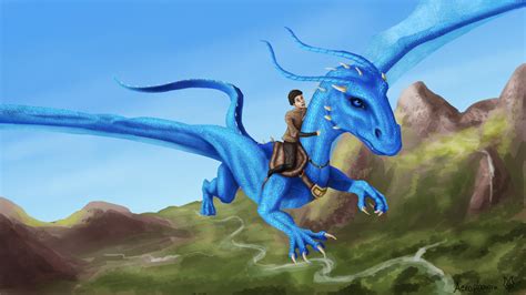 Eragon and Saphira by Aerophoinix on DeviantArt