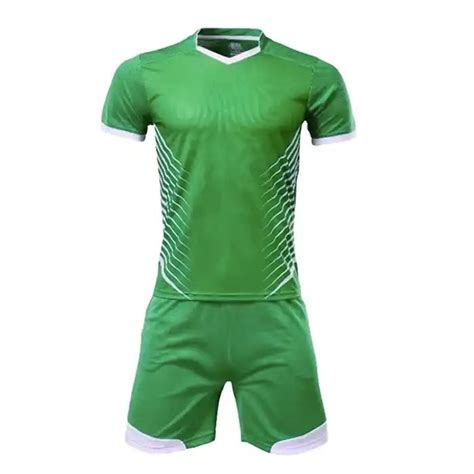 Custom Adult And Youth Sublimated Green And White Maker Soccer Jersey