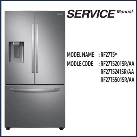 Samsung Rf27t5201sr Service Manual Access Now