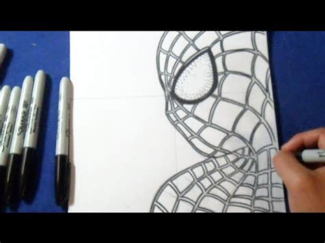 Fácil Cómo dibujar a Spiderman How to draw The Amazing Spider man