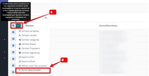 C Mo Eliminar Contactos En Mautic Gu As Mautic Webempresa