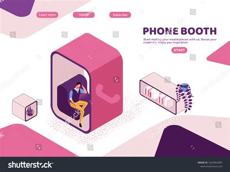 Office Phone Booth Over 237 Royalty Free Licensable Stock Vectors