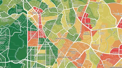 The Safest And Most Dangerous Places In Carroll Manor Takoma Park Md