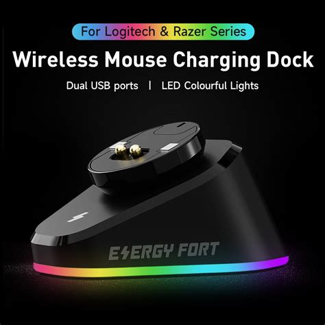 Wireless Mouse Charger For Logitech G Pro X Superlight G Lightspeed