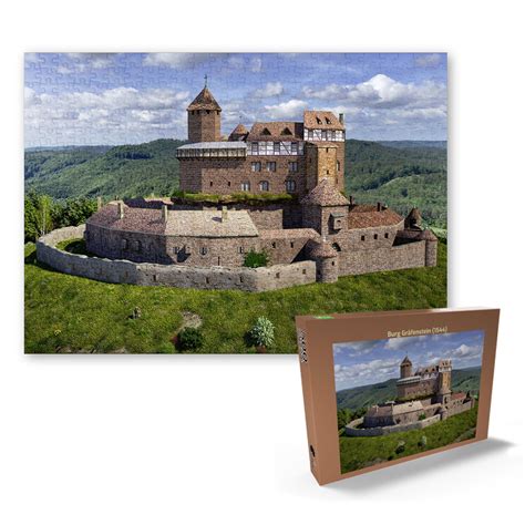 Ravensburger Puzzle Teile Mit Einer Rekonstruktion Der Burg