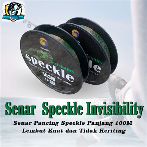 Senar Pancing Speckle Invisible Line Panjang 100M Lazada Indonesia