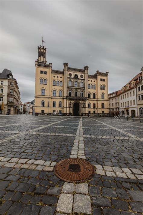 Main Square in Front of Zittau City Hall · Free Stock Photo