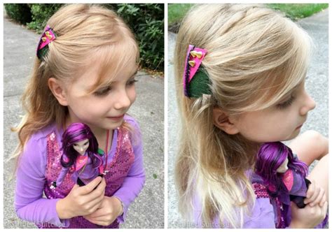 DIY Disney Hair Accessories for Descendants Mal and Evie