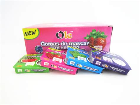 4 in 1 Fruit&Mint Chewing Gum 14.4g*30pcs 2 Flavors in One Box ...