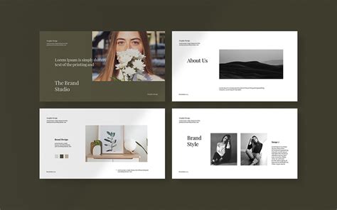 Creative Portfolio Presentation Template Layout