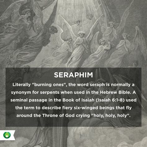 Definition Of Seraphim In The Bible Literally Burning Ones The Word