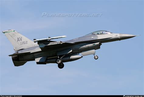 89 2152 United States Air Force General Dynamics F 16c Fighting Falcon Photo By Mj Aviation Id