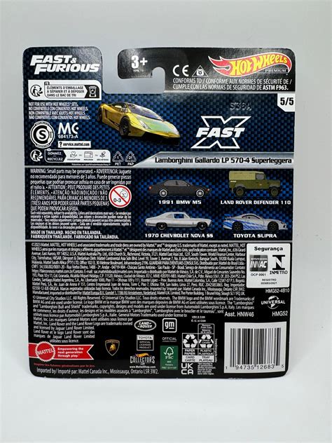 Hot Wheels Fast Furious Lamborghini Gallardo LP 570 4 Superleggera Gift For Collectors Etsy