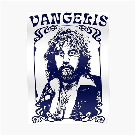 "VANGELIS" Poster for Sale by hayyilaki | Redbubble