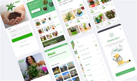 Plant Nursery Store Figma Template UI4Free