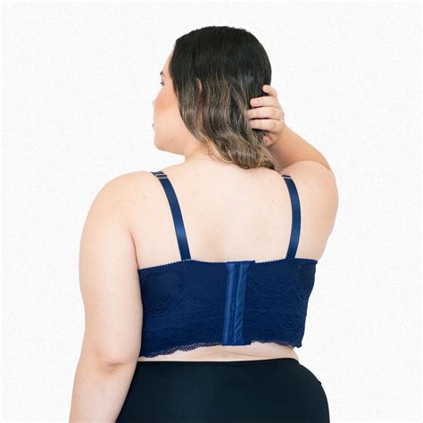 Cropped Isadora Azul E Nude Plus Size Somos Plus