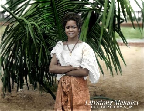 A Filipino Beauty Manila Philippine Islands Early 20th Century