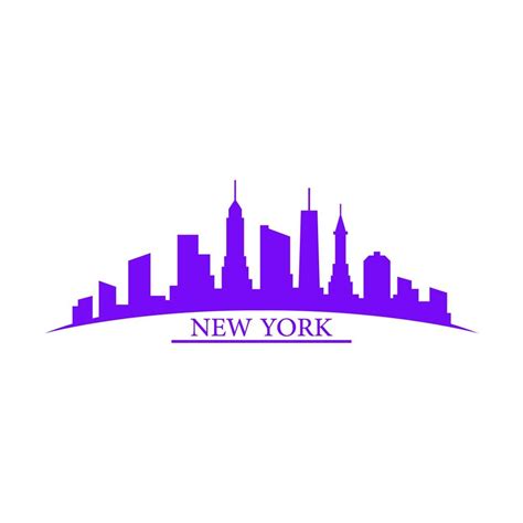 New york skyline illustrated 8698437 Vector Art at Vecteezy