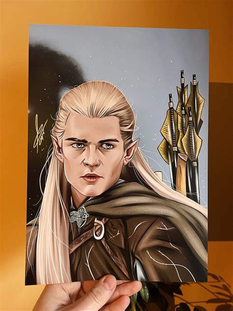 Print of Art, LEGOLAS A4 / Fan Art - Etsy