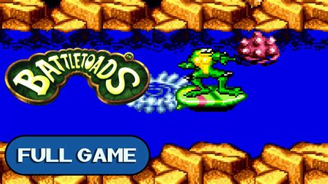 Battletoads Genesis Mega Drive Full Game Longplay Gameplay Walkthrough