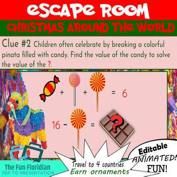 Christmas Around The World Escape Room Class By The Fun Floridian