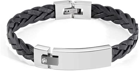 Morellato SJT08 Bracciale Da Uomo Con Diamante Acciaio Inossidabile