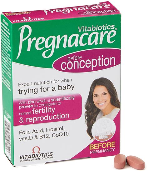 Vitabiotics Pregnacare Before Conception Tablets Healthy Bd