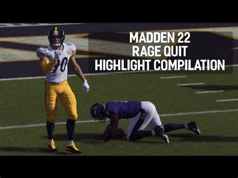 Madden Rage Quit Highlight Compilation Making People Rage Quit In