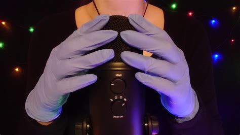 Asmr Latex Gloves Microphone Rubbing And Hand Sounds [no Talking