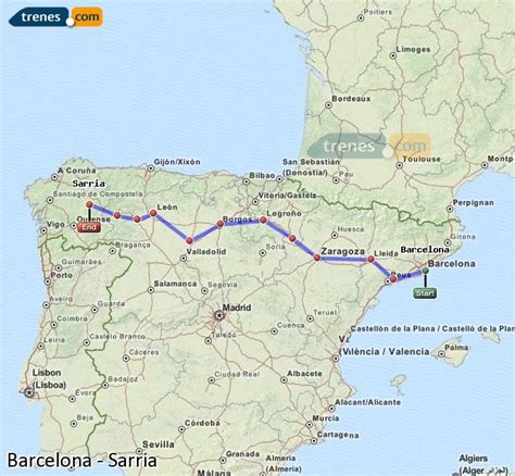 Trenes Barcelona Sarria baratos, billetes desde 57,30 € - Trenes.com