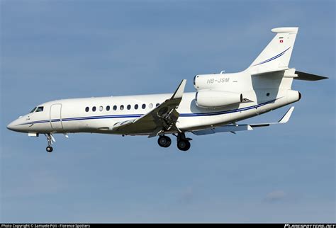 Hb Jsm Private Dassault Falcon X Photo By Samuele Poli Florence