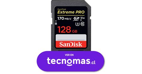 Tecnomascl Sandisk Extreme Pro Tarjeta De Memoria Flash 128 Gb