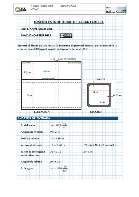 Diseño Estructural de Alcantarilla mario marca uDocz