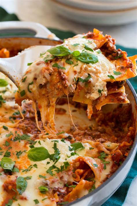 One Pot Skillet Lasagna Recipe Cooking Classy