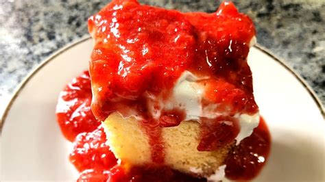 Strawberry Poke Cake Youtube