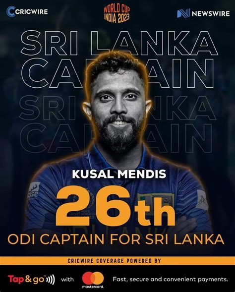 World Cup Kusal Mendis New Captain Newswire