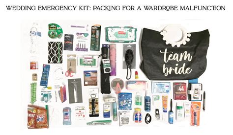 What Should Be In Your Wedding Day Emergency Kit Hitch Studio