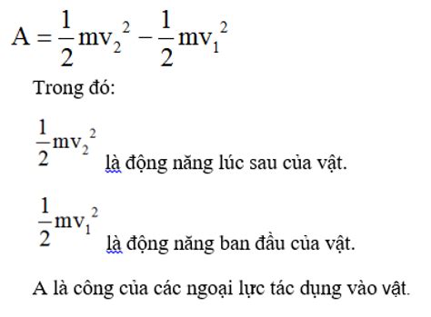 Động Năng Là Gì Độ Biến Thiên Và Công Thức Tính động Năng Bài Tập