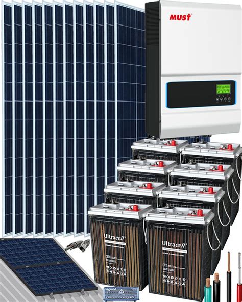 Kit Solar Vivienda Unifamiliar 5000W 48V 19800Wh Dia Al Mejor Precio