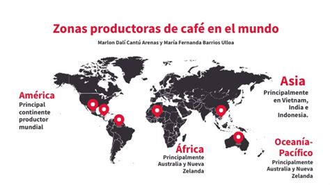 Mapa de productores de café