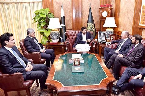 A Delegation Of German Company Ksb Global Called On Governor Sindh