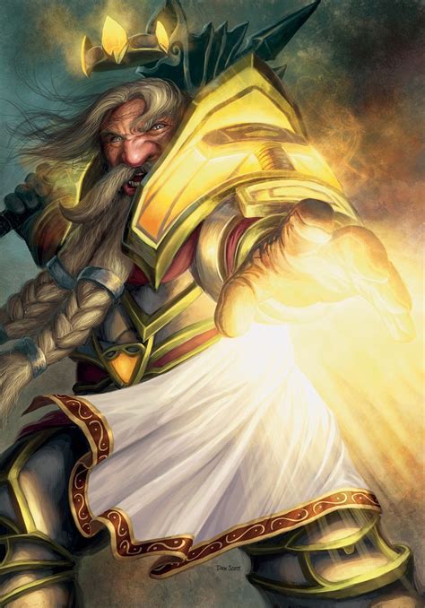 544443042436406425 Dwarf Paladin Fantasy Dwarf Warcraft Art