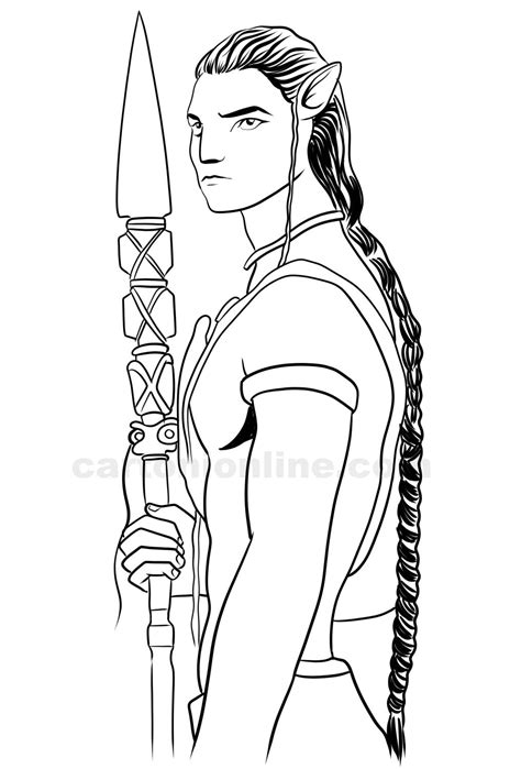 Avatar Jake Sully Coloring Pages Sketch Coloring Page🆑 Viva A Emoção