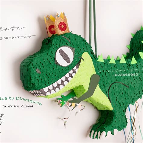 Piñata Dinosaurio Diseños de piñatas Juegos para fiesta de