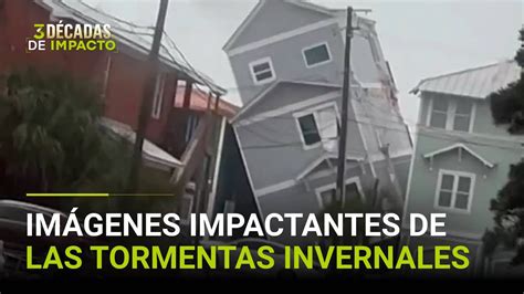 Fuertes Tormentas Invernales Azotan Varios Estados De Eeuu Youtube