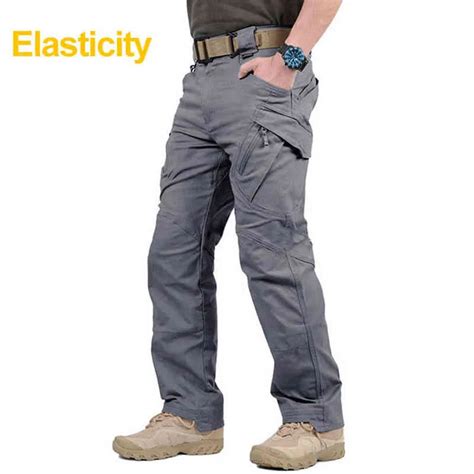 Ix9 Tactical Slim Fit Tactical Pants For Men Flexible Stretchy And Casual With Multiple