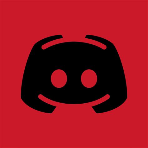 Discord Logo Red Background