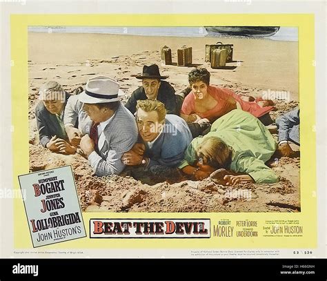 Beat The Devil Movie Poster Stock Photo Alamy