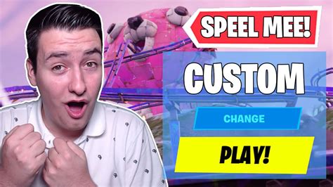 CUSTOM GAMES MET KIJKERS SPEEL MEE EN WIN Fortnite Battle Royale